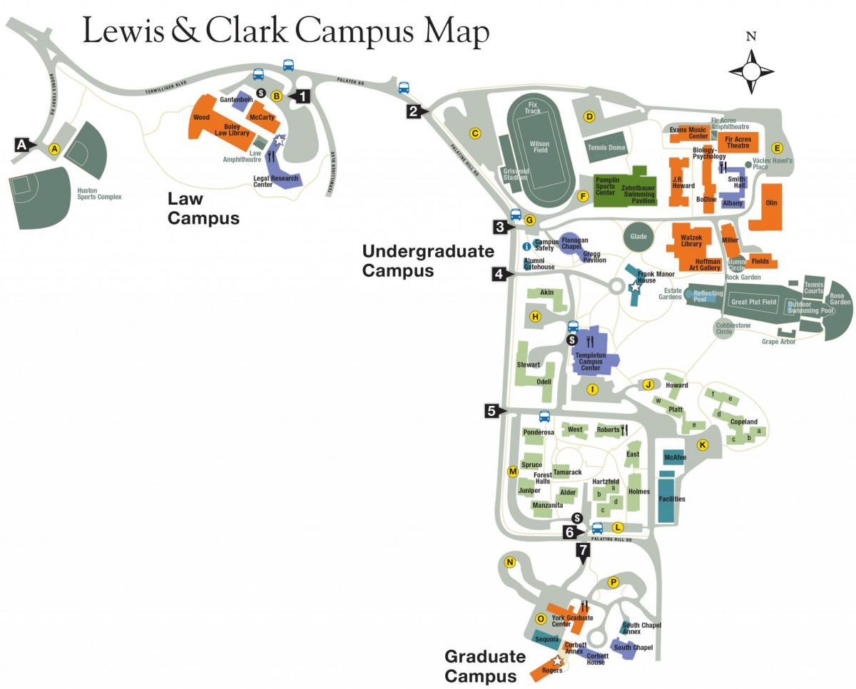mapa de lewis e clark Colexio